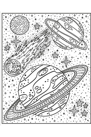 Space Magic Painting Book Usborne