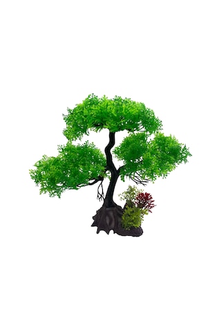 Xindoker Akvaryum Ve Teraryumlar İçin Gerçekçi Plastik Bitki Ve Ağaç Dekoru, Dayanıklı Ve Bakımı Kolay T1161