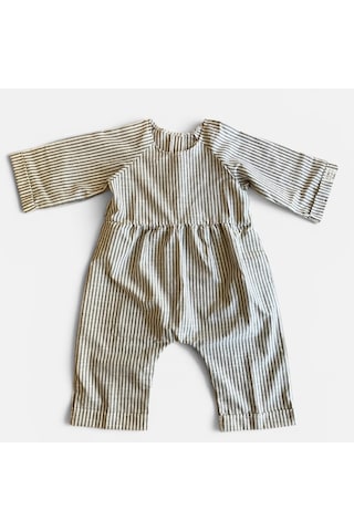 Bebe Çocuk Oversize Tulum Açık Bej