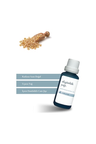 Sabunal Akgünlük Sığla Yağı 30 ML - Doğal Uçucu Cilt Bakım Yağı