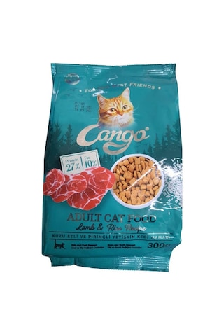 Cango Kuzu Etli ve Pirinçli Yetişkin Kedi Maması 300 G