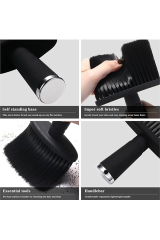 Adet Saç Kesme Fırçası Berber Fırçası Boyun Toz Alma Fırçası Siya