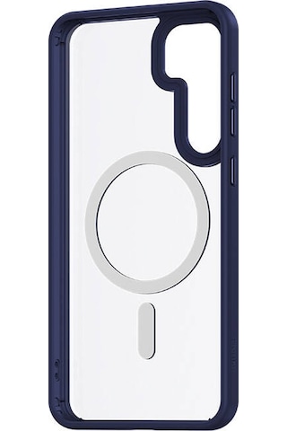 Galaxy S25 Plus Kılıf M-safe Şarj Uyumlu Şeffaf Arka Yüzey Benks Magclap Tpu Çerçeve Kapak Gri