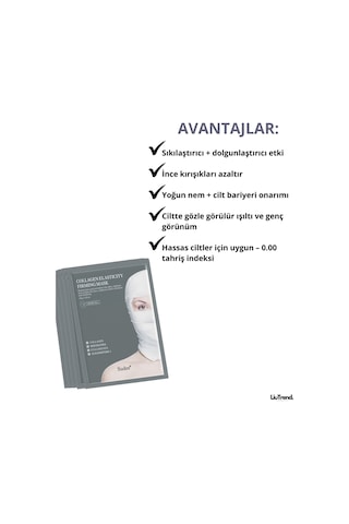Sudee Collagen Elasticity Firming Mask 30ml 5ad Ciltte Lifting Ve Elastikiyet Sağlayan Kumaş Maske