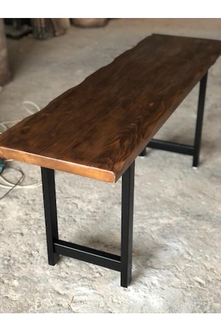 Bintaşmobilya Kütük Bar Masası 180X50X105.Cm