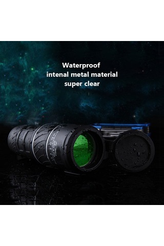 Suofeng 40x Bak4 Prisma Fmc Yeşil Filmi Monoküler, Yüksek Çözünürlük, Işık Geçirimi, El Kayışı, Siyah, Outdoor Etkinlikler İçin Gökyüzü, Kuş, Spor