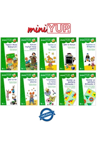 Miniyup 6+ Yaş Görsel Dikkat Ve Matematiksel Zeka Eğitim Seti