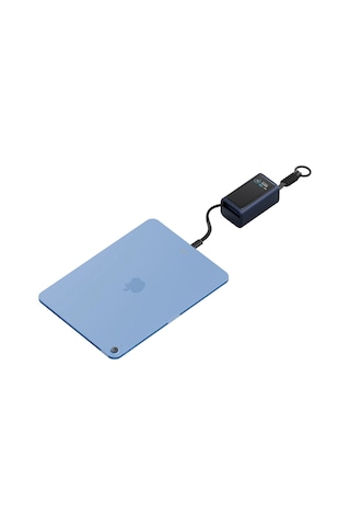 Energea Compac Arc 45 Dijital Göstergeli 10.000 Mah Dahili Type-c Kablolu 45w Şarj Çıkışlı Pd Hızlı Şarj Powerbank - Mavi Mavi