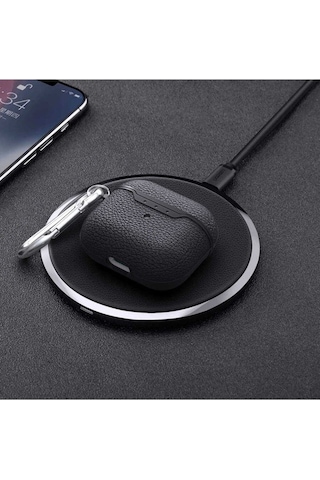 Apple AirPods Uyumlu 3. Nesil Kılıf Zore Airbag 03 Silikon Lacivert