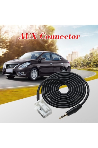 Maiyame 3.5mm Aux Ses Kablosu, Citroen Ve Peugeot Araçları İçin Mp3 Oynatıcı Bağlantı Adaptörü, Vdo Ve Rd4 Cd İle Uyumlu, Plug & Play Kurulum