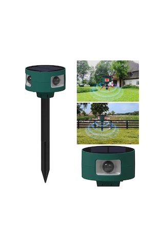 Powermaster 26948 Ultrasonic Sesli Solar Hayvan Kovucu Alarm Cihazı 360derece Sensörlü