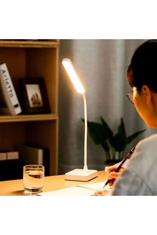 İnce Uzun Usbli Dokunmatik 3 Kademeli 360 Derece Özel Göz Korumalı Led Lityum Masa Lambası Belirtilmemis