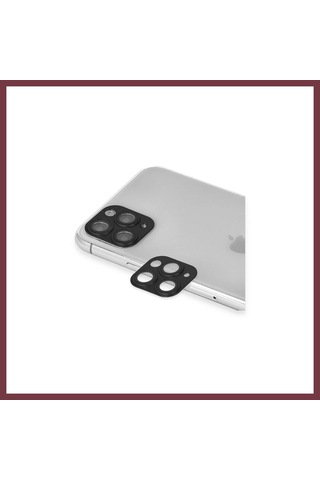 Storeşahin Apple İphone 11 Pro Max Uyumlu Pers Alüminyum Kamera Lens - Siyah Shn0720 Siyah-
