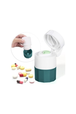 Likeable Hap Kırıcı, Hap Kesici, Hap Öğütücü, Çok Işlevli 3 Bölmeli-21