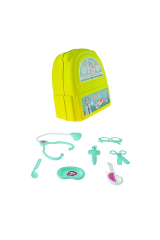 Seti Sırt Çantalı Set 7 Parça Set Oyuncak Doktor