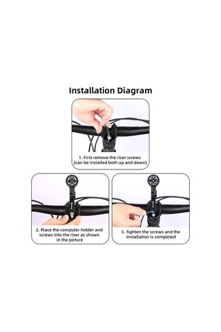 Gub Bisiklet Bilgisayar Montaj Alüminyum Alaşımlı Bisiklet 666 Siyah