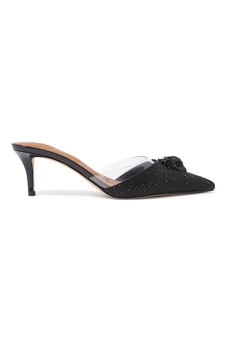 Kurt Geiger Belgravia Vinil Slingback Topuklu Ayakkabı - Zarif Ve Modern Tasarım Abiye Ayakkabı Siyah 38