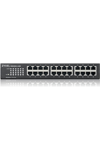 Zyxel GS1100-24E 24 Port Gigabit 10/100/1000 Yönetilemez Switch