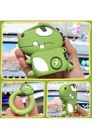 Aircraft Jzcat Hyundai G Uyumlu Şimşek Ejderha Silikon Karikatür Araba Anahtarı Kılıfı