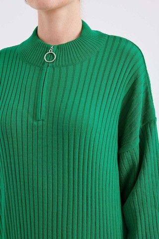 Gabria Fitilli Triko Elbise Yeşil