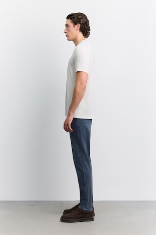 Avva Erkek Ekru Bisiklet Yaka Soft Touch Premium Basic Regular Fit T-shirt A62y1037