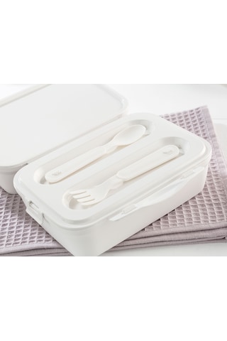 Madame Coco Diurne Dikdörtgen Beslenme Kutusu Saklama Kabı 1ksakl039313x17,5x9,5 Cm-soft Ekru Çok Renkli