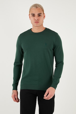 U.S. Polo Assn. U.s. Polo Assn Erkek Kazak G081sz0tk2226959 Koyu Yeşil Koyu Yeşil