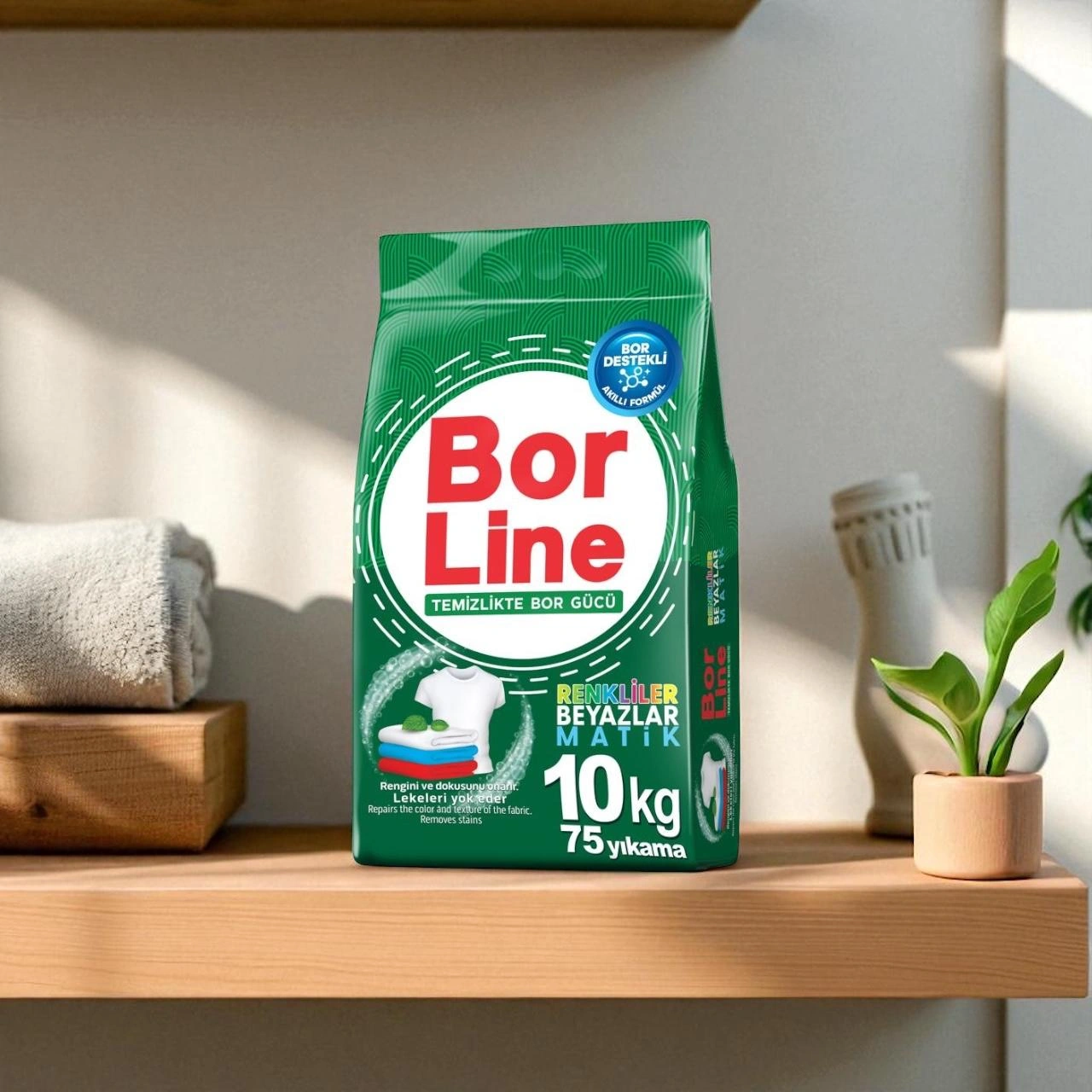Borline 10 Kg Renkliler Ve Beyazlar İçin Toz Deterjanı