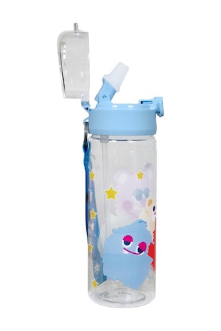 Xoxo Pipetli Mavi Plastik Matara 500 Ml K7592