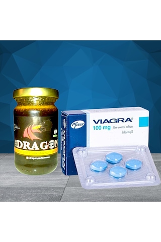 Dragon 110gr Birtkisel Macun + Via100mg 4tablet Set Formen Dragon 110gr Birtkisel Macun + Via100mg 4tablet Set Formen