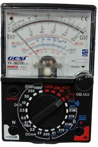 Gesi YX-360TRE-B Analog Multimetre