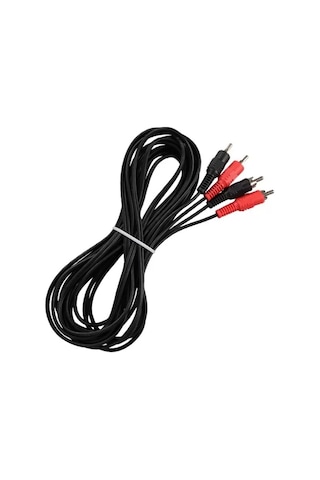 Sh Powermaster Pm-428 Siyah 5 Metre 2 Rca + 2 Rca Kablo Najmaddin