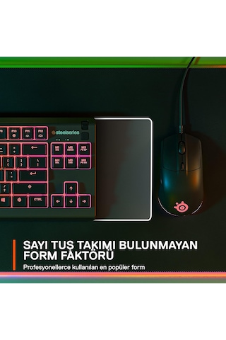 Steelseries Apex 3 Tkl Türkçe Gaming Klavye Tenkeyless, 8 Bölge R
