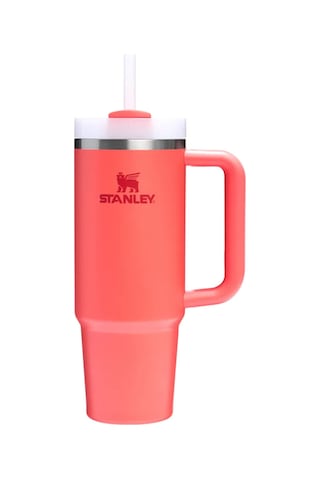 4 Adet Stanley Quencher H2.o Flowstate Tumbler Pipetli Termos Hot Coral 0.89 Litre Çok Renkli