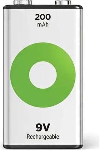 Gp Recyko 9 V 200 Mah Şarjlı Pil