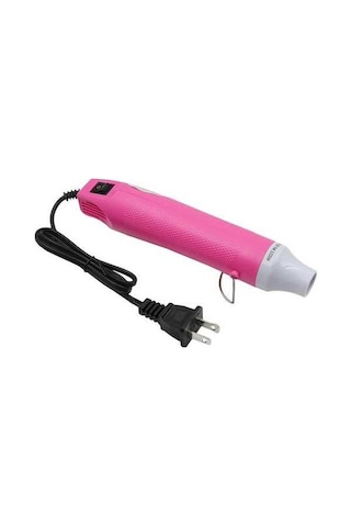 Createtech Elektrikli Sıcak Hava Tabancası 300w Mini El Isıci Ab Plug Pink Usa