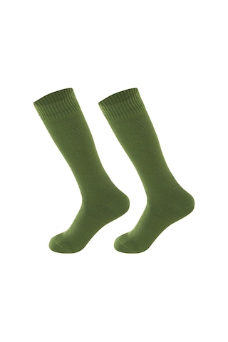 Tenfowee Uzun Çoraplar: Su Geçirmez, Isı Sağlar, Nefes Alır - Dağcılık, Kamp, Bisiklet, Kayak İçin Dış Mekan Ayakkabı Çorapları Siyah + Sarı Çubuklar