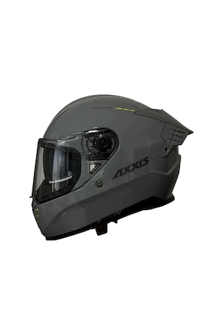 Axxis Hawk Full Face Güneş Vizörlü Motosiklet Kaskı Nardo Gri