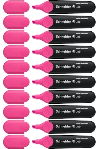 Schneider Fosforlu Kalem 150 Pembe 10 Adet Pembe