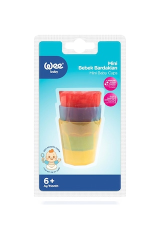 Wee Baby Mini Bebek Bardakları Renkli Çok Renkli