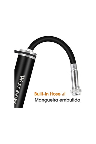 Mufunye 120psı Yüksek Basınçlı Dağ Bisikleti Pompası - Manuel Alüminyum Taşınabilir Lastik Şişirme Seti Diğer