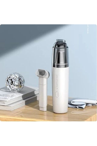 Şarjlı Mini Araç İçi Süpürge - 9065281362446ynt