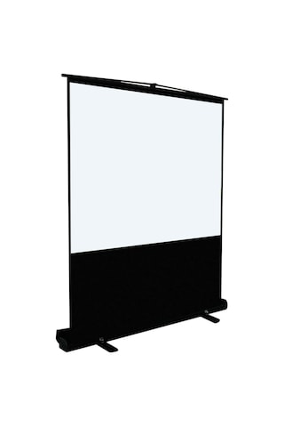 Codegen 145x82cm Taşınabilir Portatif Pull Up Floor Screen Projeksiyon Perdesi