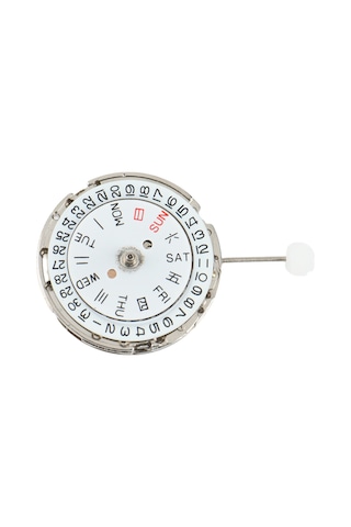 Xurunkeji Prettyia Miyota 8205 Otomatik Saat Hareketi 3 İbre Tarih/gün Çift Takvim Gümüş