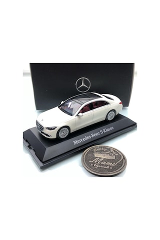 2020 Mercedes Benz S Class V223 Diamont White 1 43 Ölçek Herpa