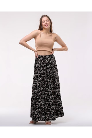 Siyah Uzun Etek-558-siyah Siyah