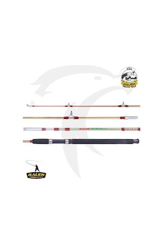Bauer Crystal İki Parça Dolgu Şeffaf Olta Kamışı 150Cm