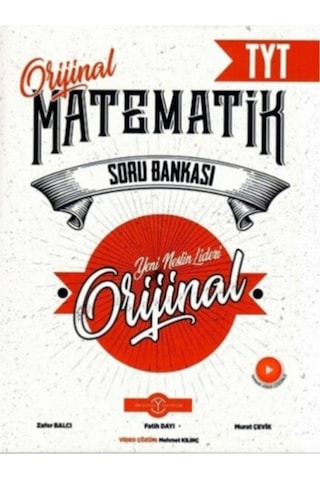 Tyt Orijinal Matematik Soru Bankası Orijinal Yayınları Tyt Orijinal Matematik Soru Bankası Orijinal Yayınları