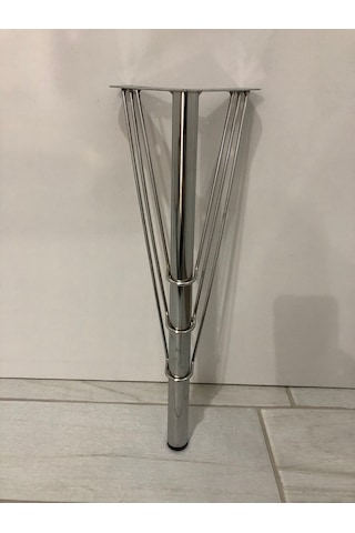 Metal,venüs 40 10 10 Cm Krom ,sehpa,puf ,sandalye Ayağı 4 Adet