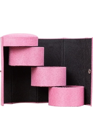 Tongxida Moda Tutucu Pembe Saklama Jl Küpe Kılıfı Düzenleyici Silindirik Bosphorus Pembe